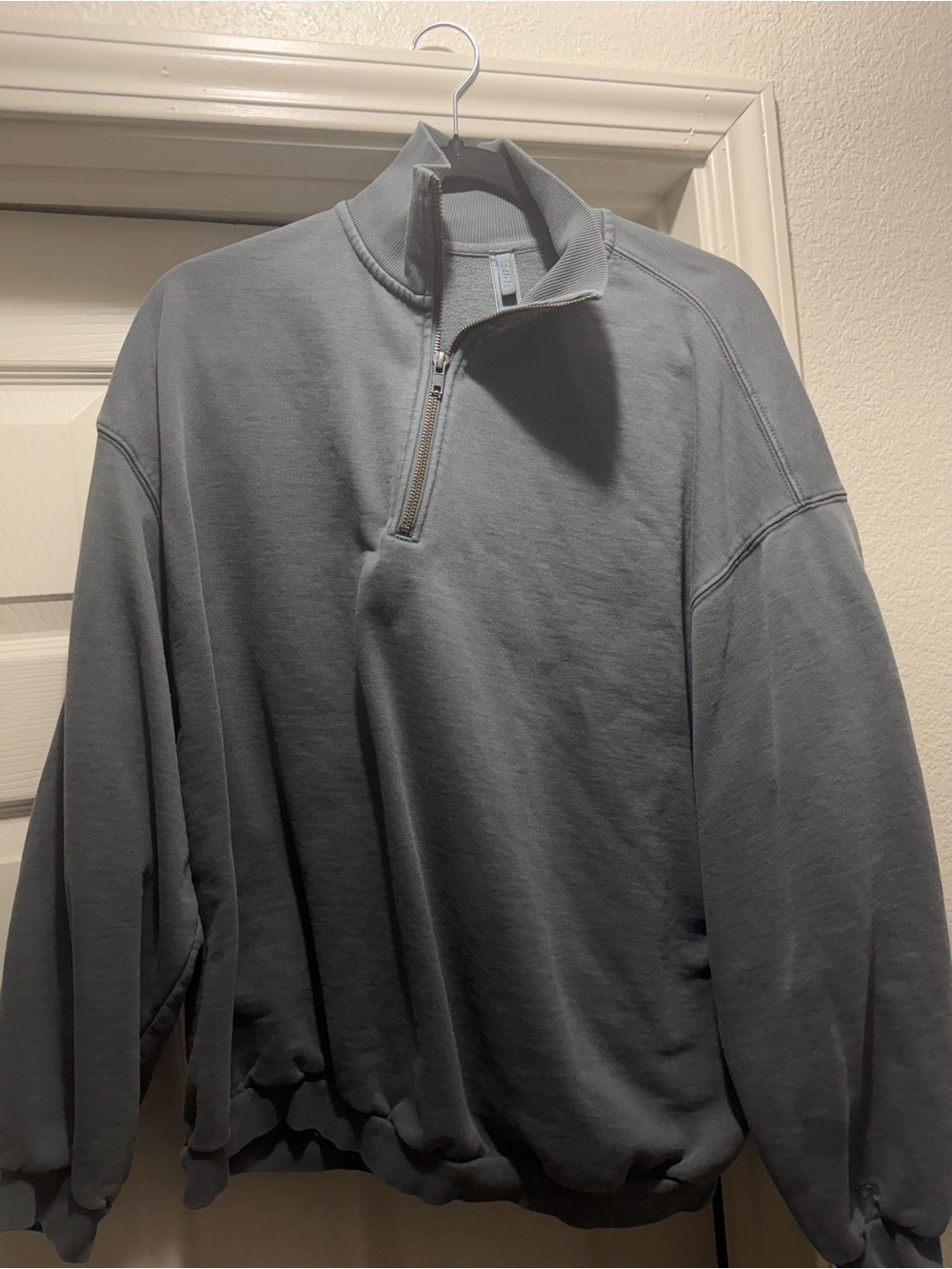 Skims boyfriend fleece quarter zip